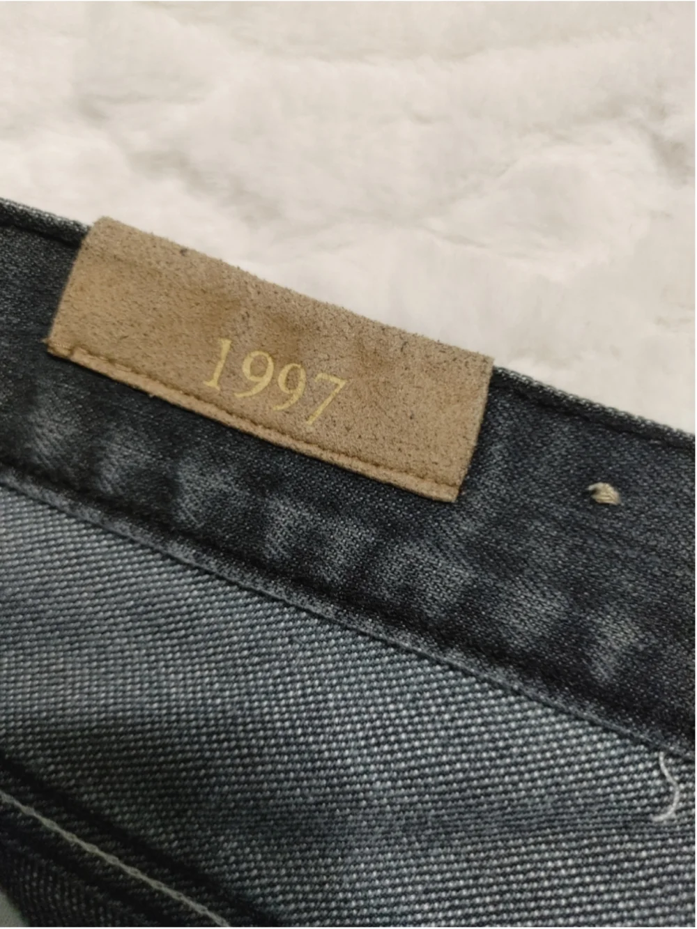 Vintage Y2K Men's F.U.S.A.I. Straight Jeans Waist 40 Grey White